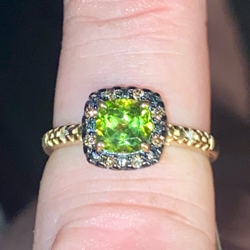 ❌❌❌SOLD❌❌❌NWT / APPRAISAL LORENZO JEWELRY LIMITED PERIDOT,GENUINE DIAMOND RING. - Picture 14 of 14